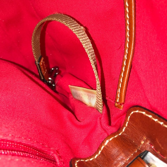 Dooney & Bourke Nylon Crossbody Pouchette with Leather Trim - Picture 8 of 8